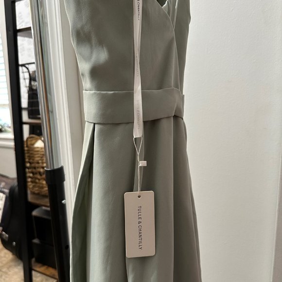 Tulle and Chantilly - TBQP426 Bridesmaid Dress in Size 4 and Color Deep Sea - Picture 5 of 6